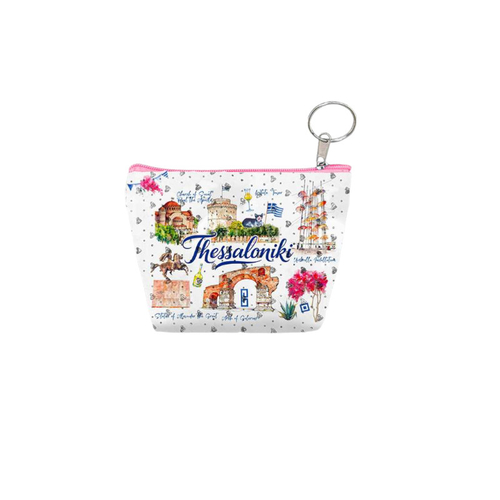 Πορτοφόλι Souvenir μπρελόκ mini - PVC - Thessaloniki - 11*7*4cm - 871804