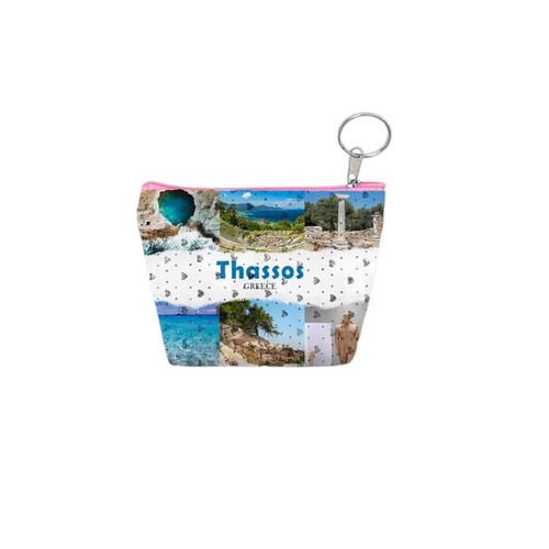 Πορτοφόλι Souvenir μπρελόκ mini - PVC - Thassos - 11*7*4cm - 871813