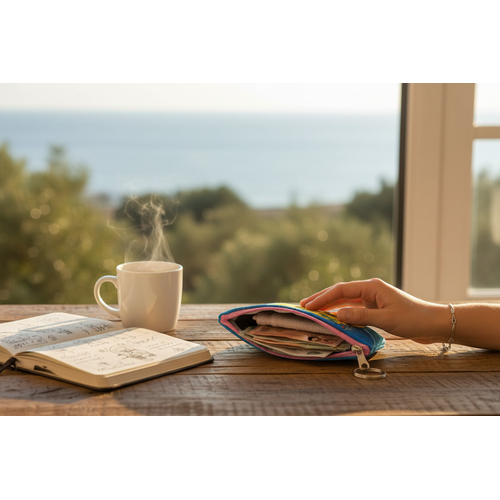 Πορτοφόλι Souvenir μπρελόκ mini - PVC - Thassos - 11*7*4cm - 871814