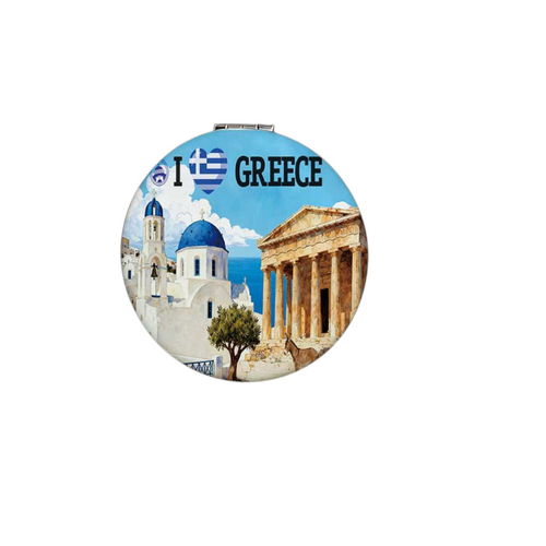 Kαθρέπτης τσέπης Souvenir - Greece - 7*7*3cm - 871837