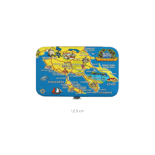 Σετ περιποίησης νυχιών σε θήκη Souvenir - Chalkidiki - 871862