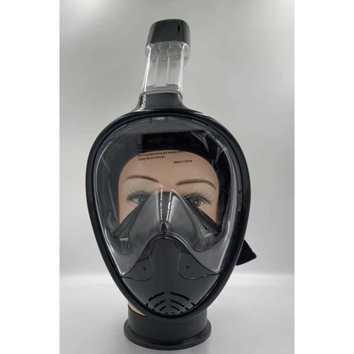 Μάσκα θαλάσσης Full Face με αναπνευστήρα - BHC - 127121 - Black