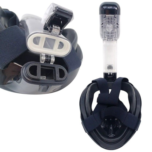 Μάσκα θαλάσσης Full Face με αναπνευστήρα - BHC - 127121 - Black