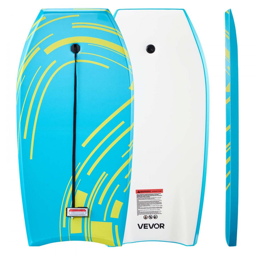 Bodyboard VEVOR 1055mm, Body Board Trainer με πυρήνα αφρού EPS και λουρί καρπού, Bodyboard παραλίας ανθεκτικό στην υπεριώδη ακτινοβολία για αρχάριους, για παιδιά έως 82 κιλά