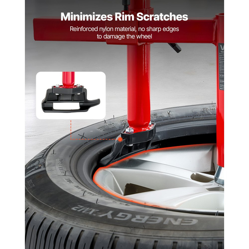 Κιτ χειροκίνητης αλλαγής ελαστικών VEVOR με κεφαλή πάπιας με ασημί κώνο, κατάλληλο για ζάντες 406-533 mm, Κιτ προσαρμογέα χειροκίνητης αλλαγής ελαστικών βαρέως τύπου, εργαλείο τοποθέτησης και αποσυναρμολόγησης για τα περισσότερα αυτοκίνητα, SUV, φορτηγά, ATV