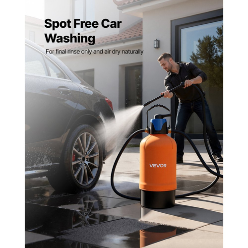 Σύστημα απιονισμένου νερού VEVOR για πλύσιμο αυτοκινήτων, Σύστημα νερού πλύσης αυτοκινήτων χωρίς λεκέδες με ρητίνη DI 10L, βαλβίδα παράκαμψης και μετρητή TDS, φίλτρο απιονισμένου νερού χωρίς λεκέδες για αυτοκίνητα, τροχόσπιτα, μοτοσικλέτες και παράθυρα