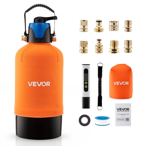 Σύστημα απιονισμένου νερού VEVOR για πλύσιμο αυτοκινήτων, Σύστημα νερού πλύσης αυτοκινήτων χωρίς λεκέδες με ρητίνη DI 10L, βαλβίδα παράκαμψης και μετρητή TDS, φίλτρο απιονισμένου νερού χωρίς λεκέδες για αυτοκίνητα, τροχόσπιτα, μοτοσικλέτες και παράθυρα