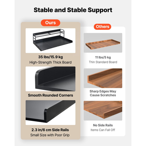 Πάγκος Πλυντηρίου-Στεγνωτηρίου VEVOR με Ράφι, Ξύλινο Επικάλυμμα Πλυντηρίου-Στεγνωτηρίου 137 x 69,9 cm με Άκρη και 2 Γάντζους, Επικάλυμμα Πλυντηρίου Ρούχων για Ντουλάπα Πλυντηρίου, Οργάνωση και Αποθήκευση, Μαύρο