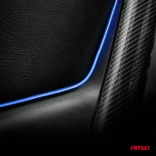 Amio – Ταινία LED COB 12V Μπλε 2x30cm Flexible Πλαϊνού Φωτισμού για Σήμανση & Dynamic Look – Σετ 2 Τεμ. (04578/AM)