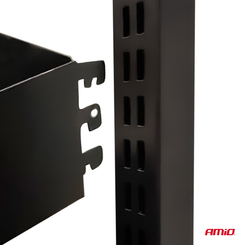 Amio – Σταντ Προϊόντων με 3 Ράφια & 24 Κρεμάστρες για Σταθερή Τοποθέτηση & Επαγγελματική Προβολή – 1 Τεμ. (04803/AM)