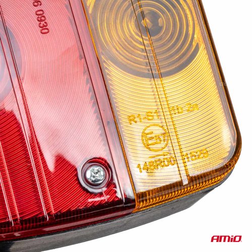 Amio – Φανάρια Τρέιλερ Μαγνητικά 12V με 7-PIN ISO & Ανακλαστικά Τρίγωνα για Ασφαλή Σήμανση & Ορατότητα – 2 Τεμ. (02095/AM)