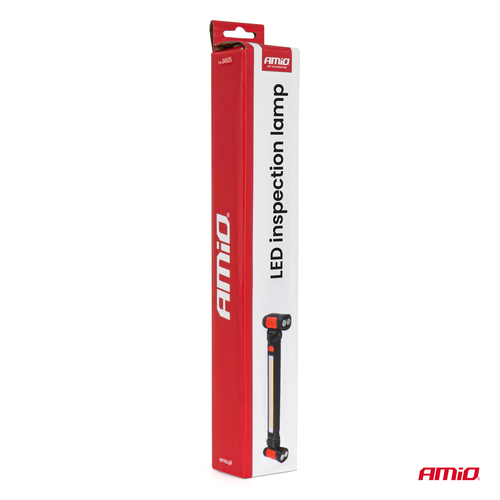 Amio – Φακός Εργασίας LED COB 10W USB-C 4400mAh με Διπλό Γάντζο & Μαγνήτη για Ισχυρό Φωτισμό & Μέγιστη Ευελιξία – 1 Τεμ. (04505/AM)