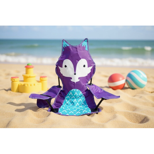 Παιδική πτυσσόμενη καρέκλα camping - 1015 - 241705 - Purple