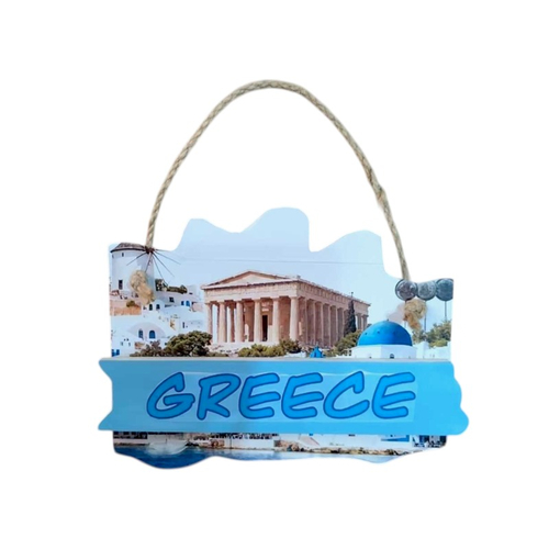 Διακοσμητικό Souvenir κρεμαστό - Σετ 6 τεμάχια - LY2626 - 125539