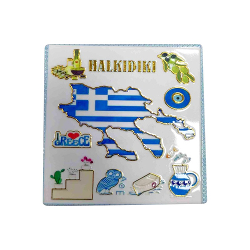 Σουβέρ  Souvenir - Chalkidiki - Σετ 12pcs - 221317