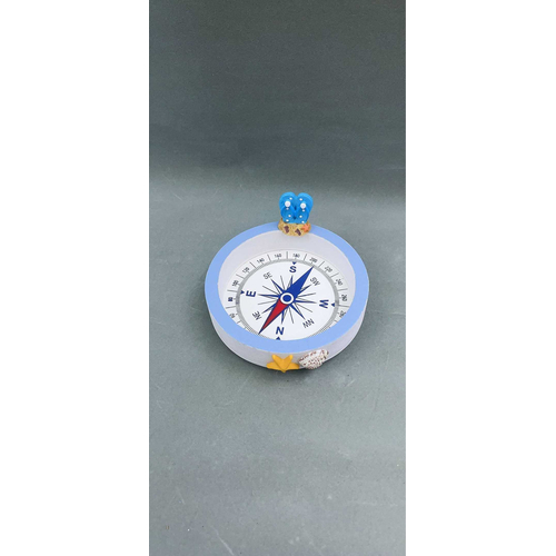 Διακοσμητικό Souvenir τασάκι Πυξίδα - Σετ 2 τεμάχια - LY2647 - 125542