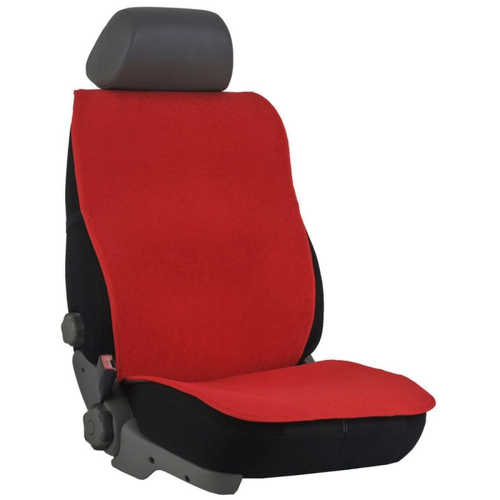 Race Axion - Πλατοκαθίσματα για Εμπρόσθια Καθίσματα με Universal Εφαρμογή από Πετσέτα (70% Βαμβάκι / 30% Πολυεστέρας) σε Κόκκινο Χρώμα - 2 Τεμ. (PLAT.60019-RXLY)