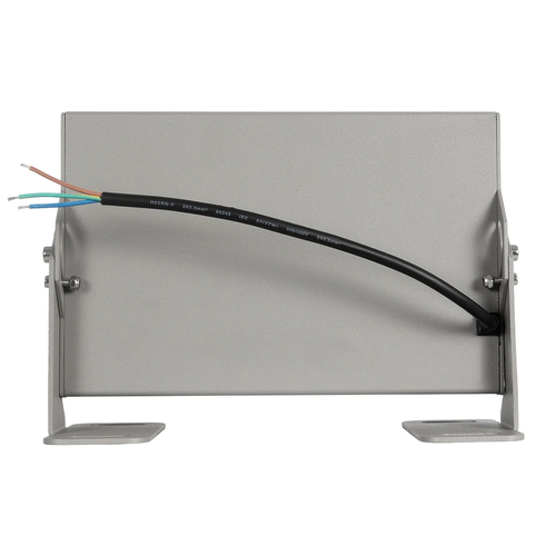 GLOBOSTAR® FLOODHENO 999-0263 Προβολέας Σποτ Wall Washer LED 24W 2040lm 30° AC 220-240V Αδιάβροχο IP67 Ultra Θερμό Λευκό 2200K - Bridgelux SMD Chip - Γκρι - Μ24 x Π11 x 16.5cm - 3 Χρόνια Εγγύηση
