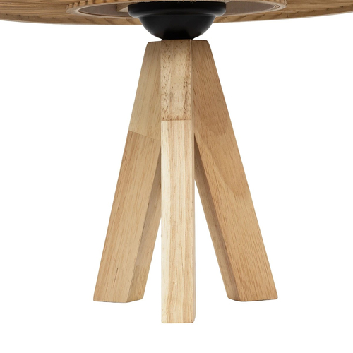 GLOBOSTAR® TULUM 01993 Boho Επιτραπέζιο Φωτιστικό Πορτατίφ με Ντουί 1 x E27 AC 220-240V IP20 - Μπεζ - Μ30 x Π30 x Υ40cm