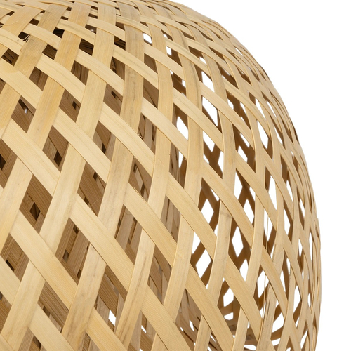 GLOBOSTAR® SELVA 01995 Boho Επιτραπέζιο Φωτιστικό Πορτατίφ με Ντουί 1 x E27 AC 220-240V IP20 - Μπεζ - Μ30 x Π30 x Υ45cm