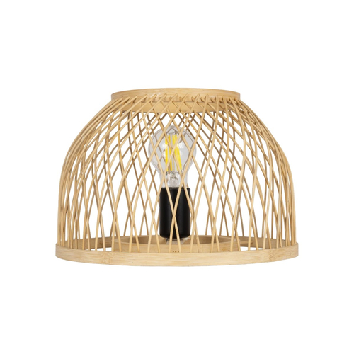 GLOBOSTAR® NOMAD 01998 Boho Επιτραπέζιο Φωτιστικό Πορτατίφ με Ντουί 1 x E27 AC 220-240V IP20 - Μπεζ - Μ30 x Π30 x Υ30cm