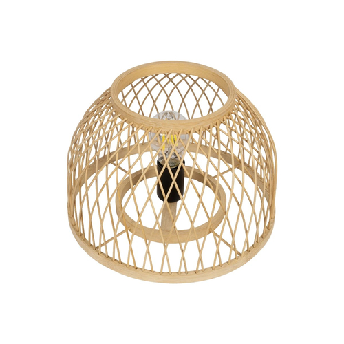 GLOBOSTAR® NOMAD 01998 Boho Επιτραπέζιο Φωτιστικό Πορτατίφ με Ντουί 1 x E27 AC 220-240V IP20 - Μπεζ - Μ30 x Π30 x Υ30cm