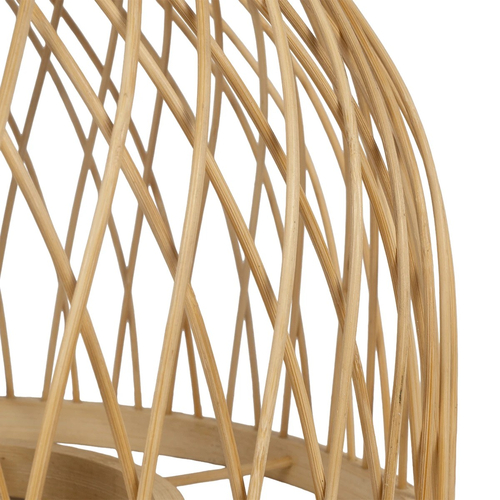 GLOBOSTAR® NOMAD 01998 Boho Επιτραπέζιο Φωτιστικό Πορτατίφ με Ντουί 1 x E27 AC 220-240V IP20 - Μπεζ - Μ30 x Π30 x Υ30cm