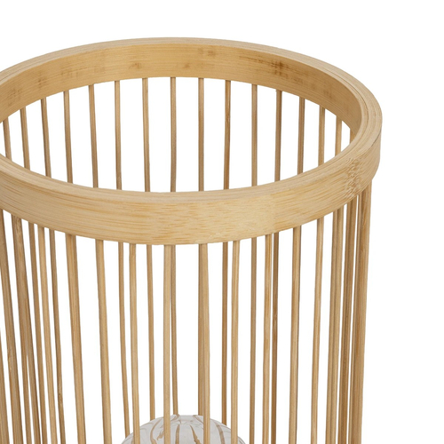 GLOBOSTAR® NOMAD 01999 Boho Επιτραπέζιο Φωτιστικό Πορτατίφ με Ντουί 1 x E27 AC 220-240V IP20 - Μπεζ - Μ16 x Π16 x Υ33cm