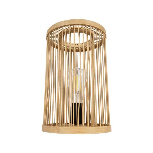 GLOBOSTAR® NOMAD 02000 Boho Επιτραπέζιο Φωτιστικό Πορτατίφ με Ντουί 1 x E27 AC 220-240V IP20 - Μπεζ - Μ20 x Π20 x Υ30cm