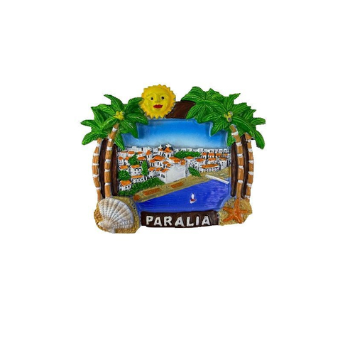 Tουριστικό μαγνητάκι Souvenir - Σετ 12pcs - Paralia - 678112