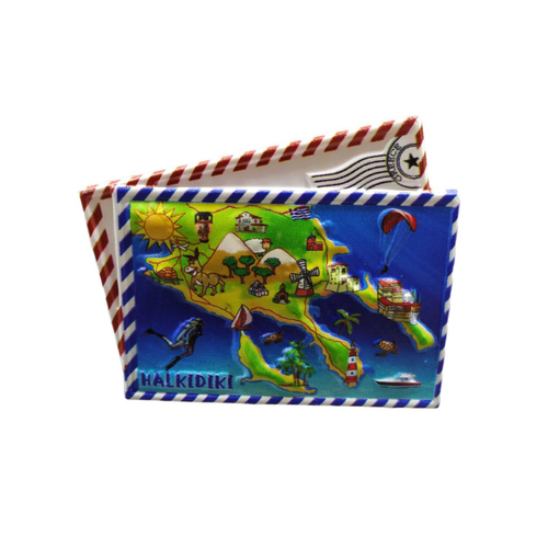 Tουριστικό μαγνητάκι Souvenir – Σετ 12pcs - Chalkidiki - 678303