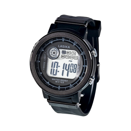 Ψηφιακό ρολόι χειρός - WF153 - Lasika - 115150 - Black/Black