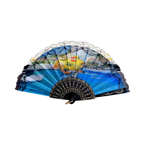 Βεντάλια χειρός Souvenir - Σετ 12 τεμάχια - Thassos - 216466