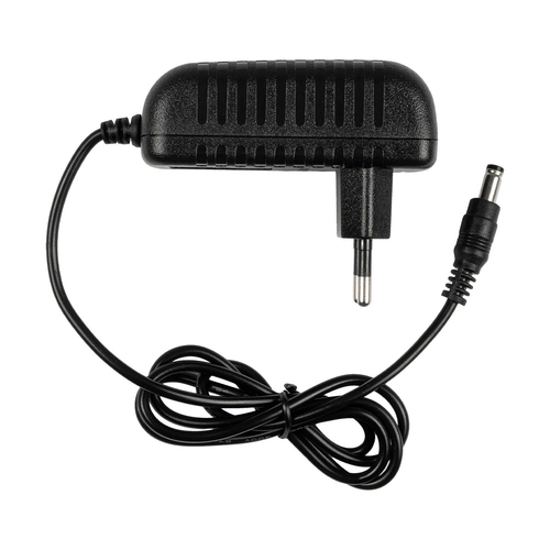 GLOBOSTAR® VOLTIX GLB-107-0002 Τροφοδοτικό/Μετασχηματιστής Class II SELV 24W 2A AC 220-240V σε DC 12V IP20 - Μαύρο Ματ - Μ8 x Π4.2 x Υ2.8cm - 3 Χρόνια Εγγύηση