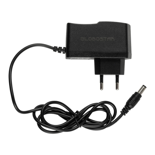 GLOBOSTAR® VOLTIX GLB-107-0005 Τροφοδοτικό/Μετασχηματιστής Class II SELV 12W 0.5A AC 220-240V σε DC 24V IP20 - Μαύρο Ματ - Μ7.3 x Π4 x Υ2.8cm - 3 Χρόνια Εγγύηση