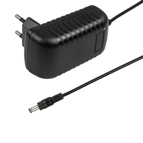 GLOBOSTAR® VOLTIX GLB-107-0006 Τροφοδοτικό/Μετασχηματιστής Class II SELV 24W 1A AC 220-240V σε DC 24V IP20 - Μαύρο Ματ - Μ8 x Π4.2 x Υ2.8cm - 3 Χρόνια Εγγύηση