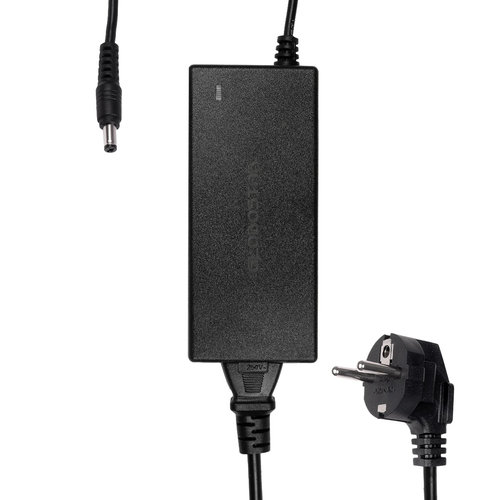 GLOBOSTAR® VOLTIX GLB-107-0007 Τροφοδοτικό/Μετασχηματιστής Class II SELV 60W 2.5A AC 220-240V σε DC 24V IP20 - Μαύρο Ματ - Μ11.5 x Π5 x Υ3.2cm - 3 Χρόνια Εγγύηση