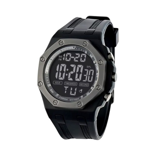 Ψηφιακό ρολόι χειρός - WF7004 - Lasika - 115157 - Silver/Black
