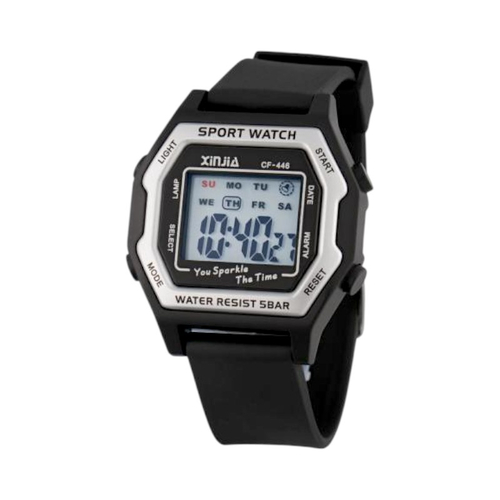 Ψηφιακό ρολόι χειρός - CF446 - 115163 - Black/Silver