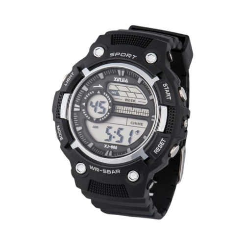 Ψηφιακό ρολόι χειρός - XJ-888 - 115165 - Black/Silver