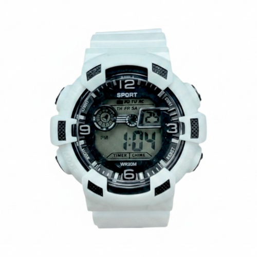 Ψηφιακό ρολόι χειρός - 73AB - 115195 - White