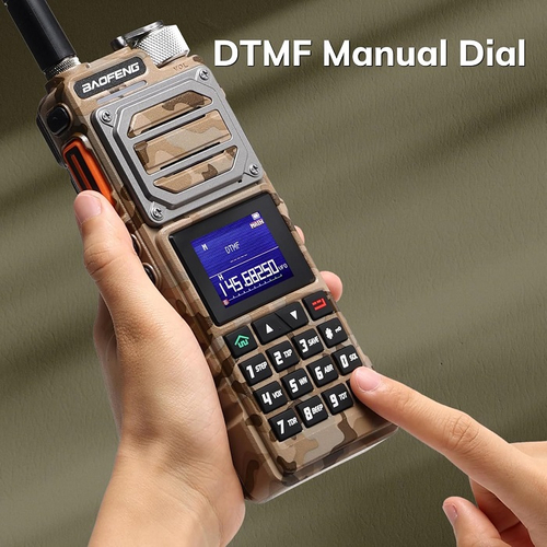 Φορητός πομποδέκτης UHF/VHF - UV25 - Baofeng - 402253 - Army Yellow