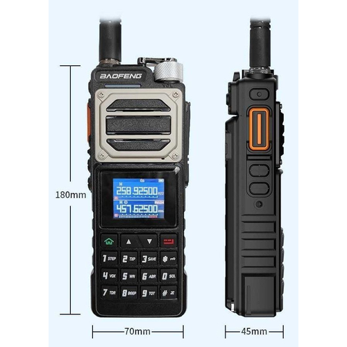 Φορητός πομποδέκτης UHF/VHF - UV25 - Baofeng - 402253 - Black