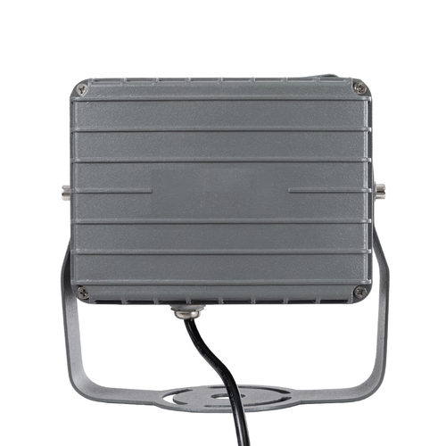 GLOBOSTAR® FLOODXENA 90130 Προβολέας Σποτ Wall Washer LED 24W 2880lm 10° AC 220-240V Αδιάβροχο IP65 Ψυχρό Λευκό 6000K - Bridgelux SMD Chip - Γκρι Ανθρακί - Μ18 x Π13.5 x Υ18cm - 3 Χρόνια Εγγύηση
