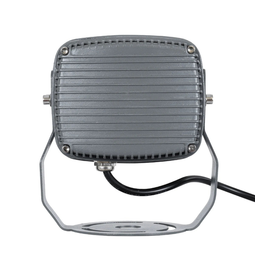 GLOBOSTAR® FLOODXENA 90124 Προβολέας Σποτ Wall Washer LED 12W 1020lm 10° AC 220-240V Αδιάβροχο IP65 Μπλε - Bridgelux SMD Chip - Γκρι Ανθρακί - Μ13.5 x Π11 x Υ15cm - 3 Χρόνια Εγγύηση