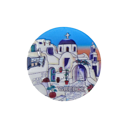 Tουριστικό μαγνητάκι Souvenir - Σετ 12pcs - Resin Magnet - Greece - 678335