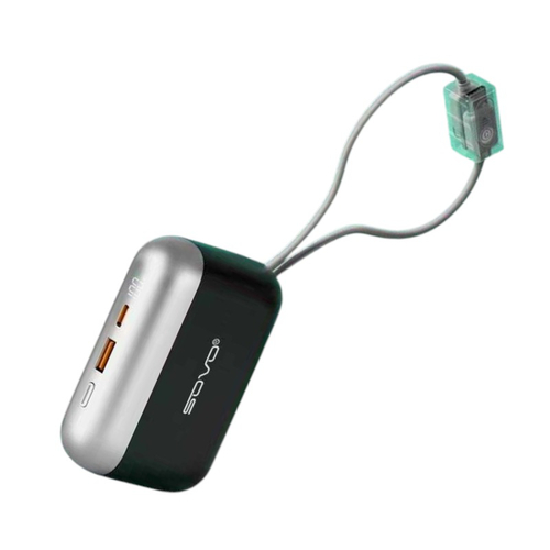 Powerbank 2in1 - Fast Charge - 10.000mah - 22.5W - PD-22 - 278626 - Black