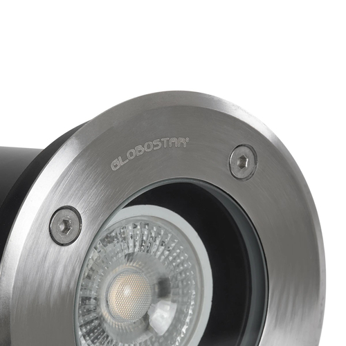kelvo® KERIA KLV-101-0275 Χωνευτό Φωτιστικό Σποτ Δαπέδου για Λάμπα MR16 με Ντουί GU10 AC 220-240V Αδιάβροχο IP68 IK09 - Ανοξείδωτο Ατσάλι SS316 - Μ11 x Π11 x Υ11.5cm / Q10.4cm