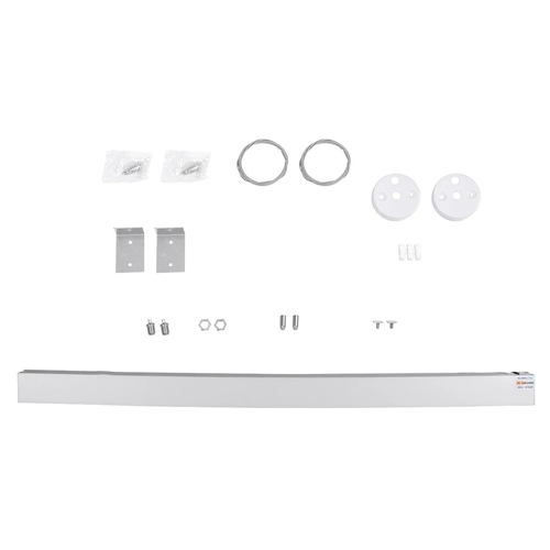 kelvo® ORION KLV-101-0363-V3 Φωτιστικό Τοίχου / Απλίκα LED 72W 7200lm 120° AC 220-240V IP20 Ρυθμιζόμενο Λευκό CCT με Χειριστήριο από 2700K έως 6000K Dimmable - Lumileds SMD Chip - Λευκό Ματ - Μ120 x Π5 x Υ7.5cm - 3 Χρόνια Εγγύηση