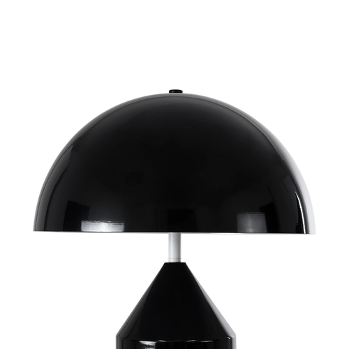 kelvo® URANUS KLV-101-0371 Επιτραπέζιο Φωτιστικό Πορτατίφ για 2 Λάμπες με Ντουί E27 AC 220-240V IP20 - Μαύρο Ματ - Μ35 x Π35 x Υ54cm